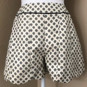 Ark & Co mid rise polka dot dressy shorts